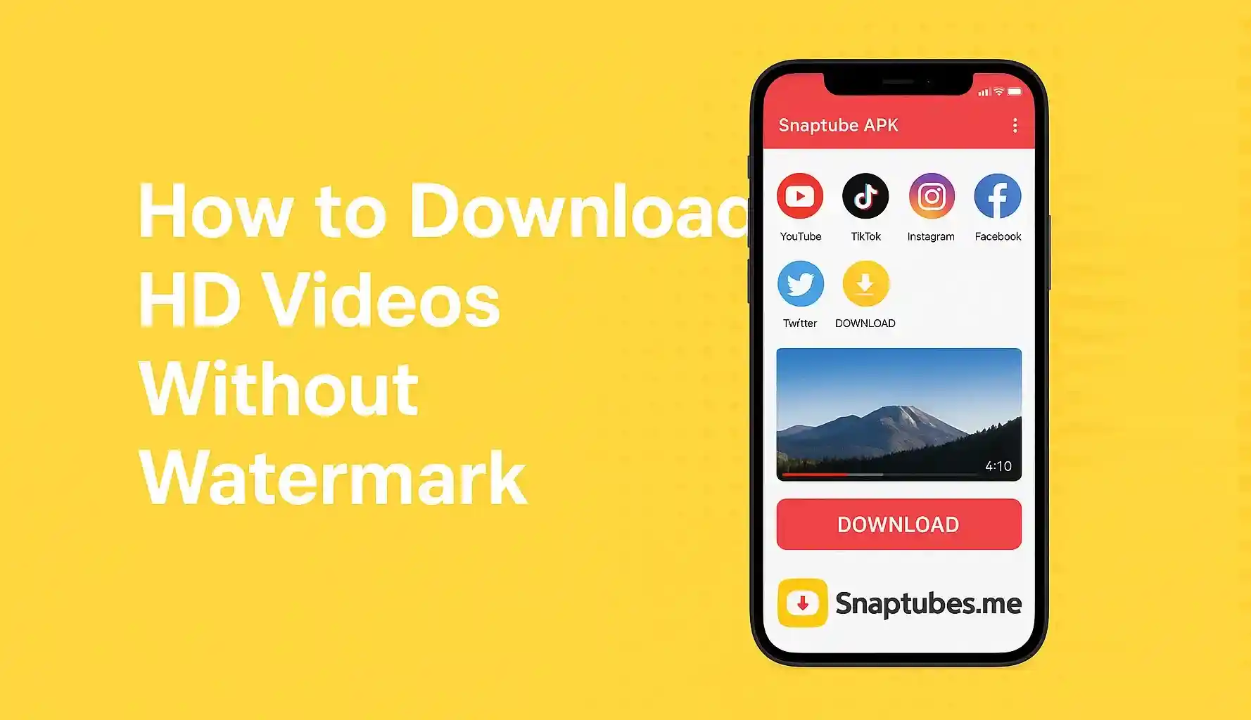 How to Download HD Videos Without Watermark