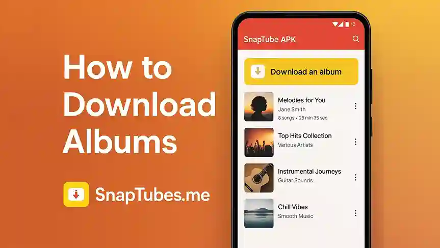 How to Download Full Albums with SnapTube in One Click