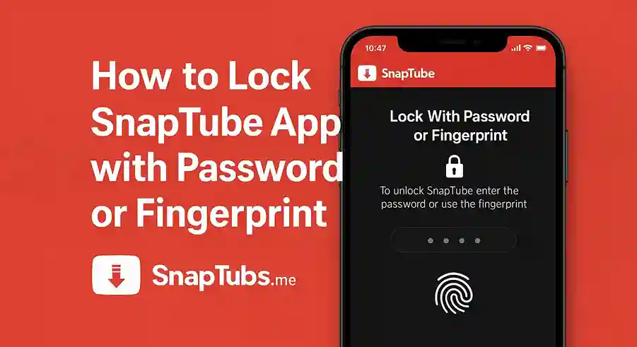 How to Lock SnapTube App with Password or Fingerprint