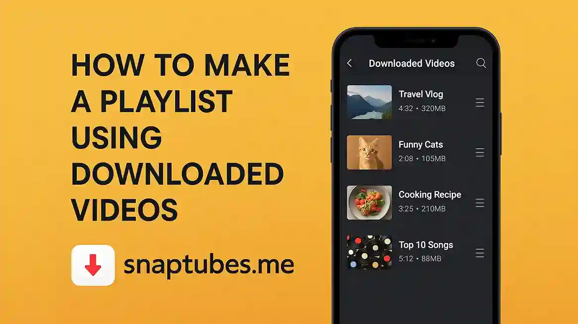 How to Make a Playlist Using Downloaded Videos