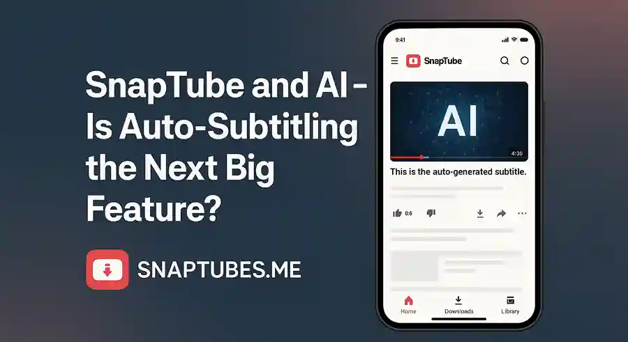 SnapTube and AI – Is Auto-Subtitling the Next Big Feature?