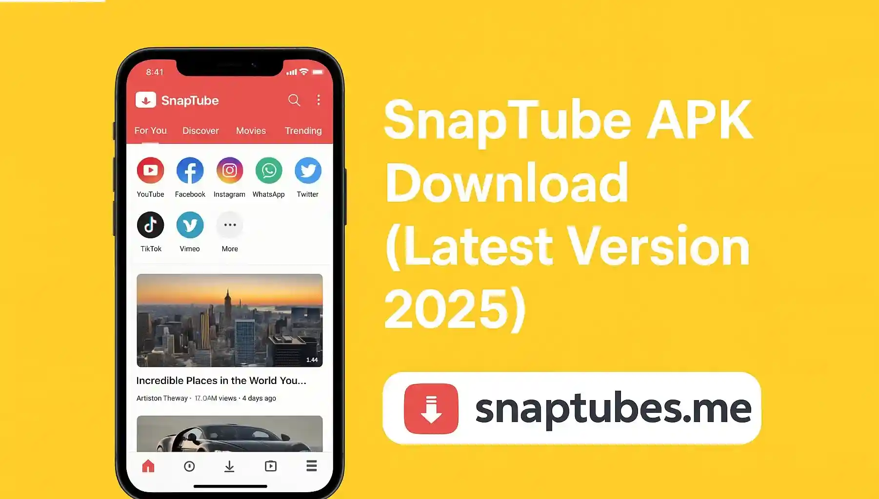 SnapTube APK Download (Latest Version 2025)
