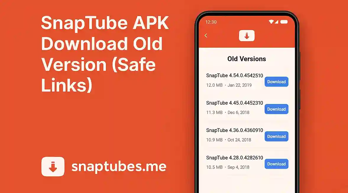 SnapTube APK Download Old Version (Safe Links)