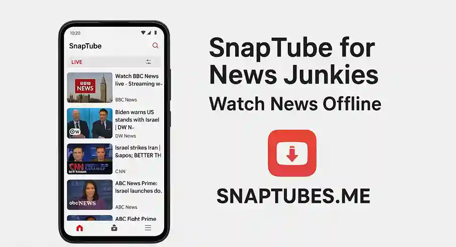 SnapTube for News Junkies – Watch News Offline