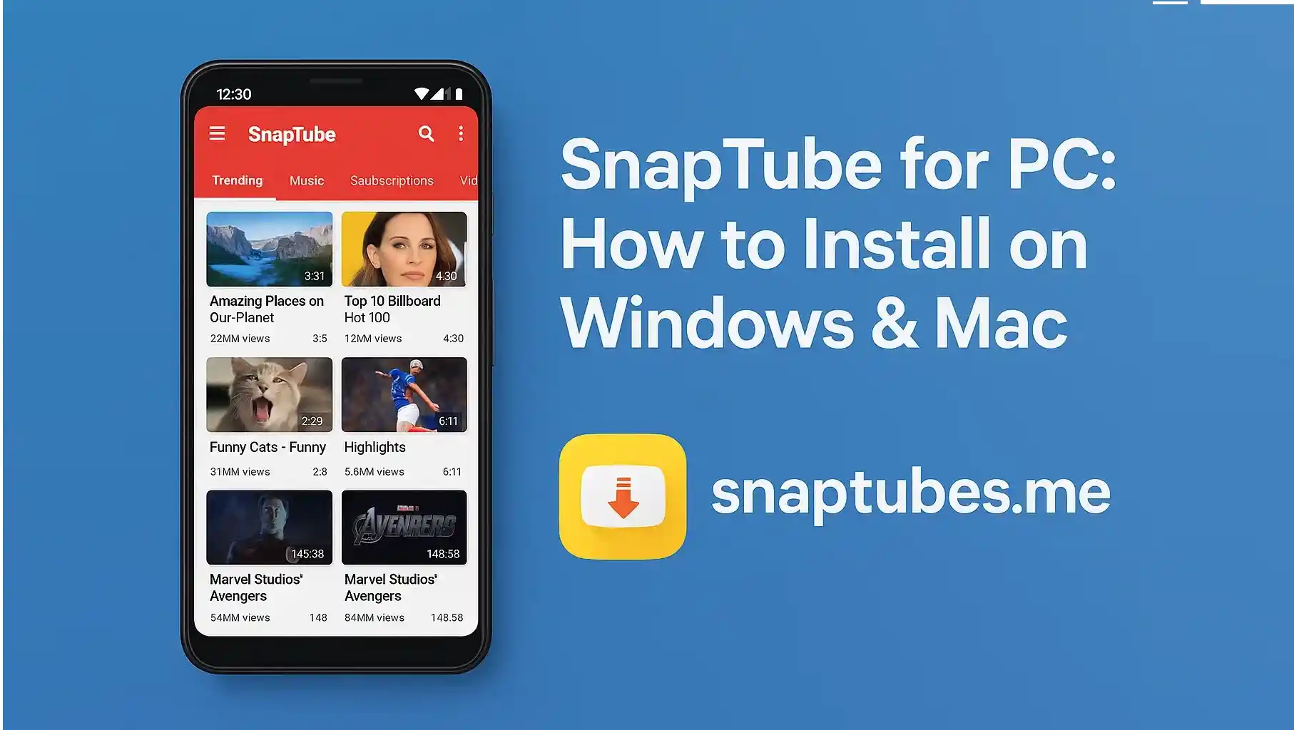SnapTube for PC: How to Install on Windows & Mac