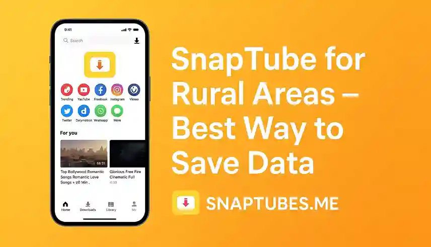 SnapTube for Rural Areas – Best Way to Save Data